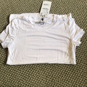 zara  white tee shirt